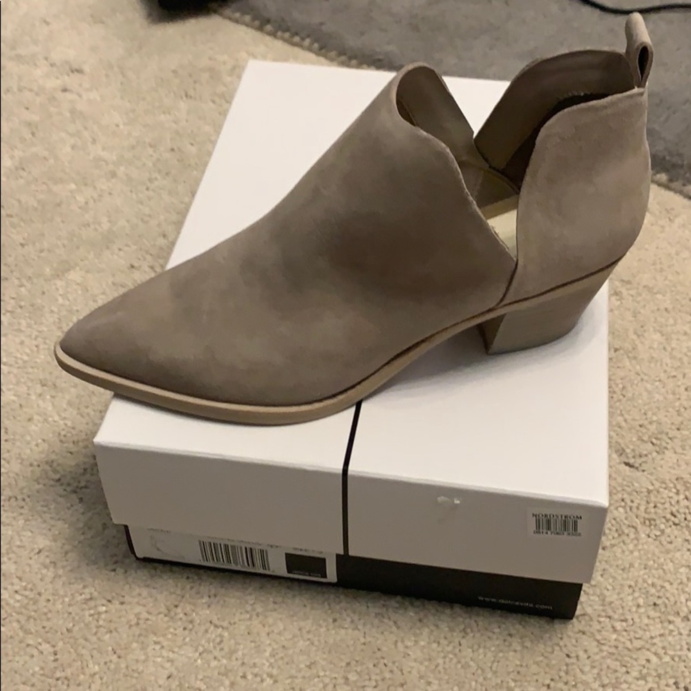 Brand new Dolce Vita Almond suede booties
